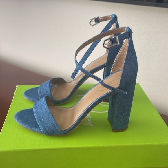 Sam Edelman denim heels - Picture 2 of 4